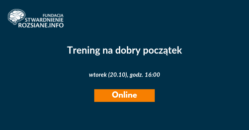 Trening na dobry początek - zajęcia online dla osób z chorobami neurologicznymi (20.10.2026, godz. 16:00)