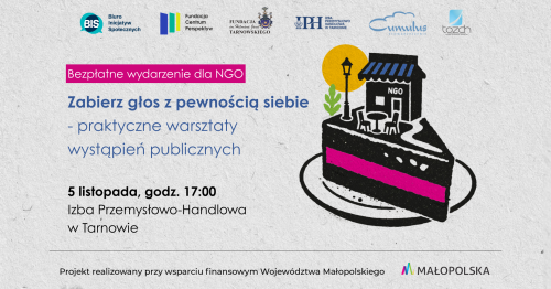 Zabierz głos z pewnością siebie - praktyczne warsztaty wystąpień publicznych